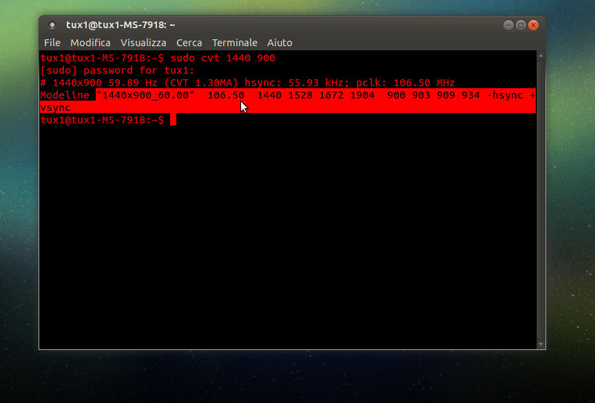 [GUIDA] Come creare file XOrg risoluzioni desiderate Linux!