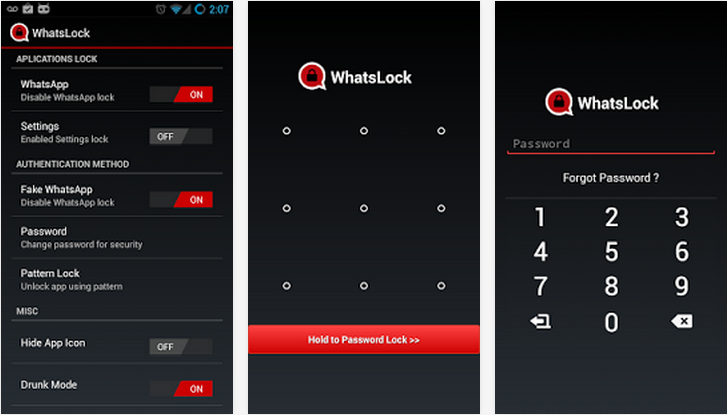 Lock for whatsapp