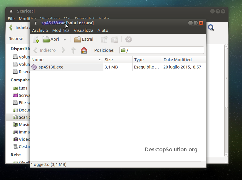 Linux rar