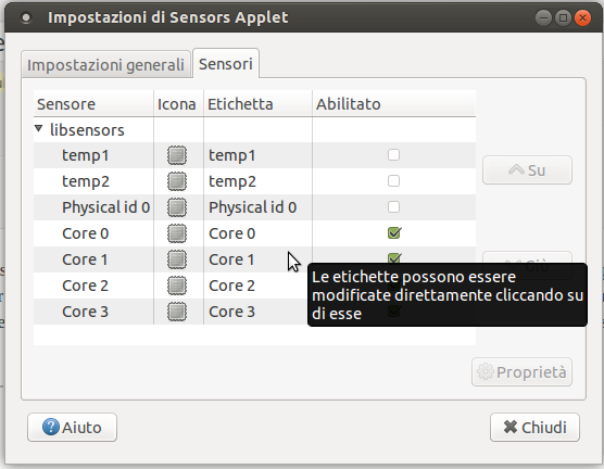 Lm-sensors modifiche