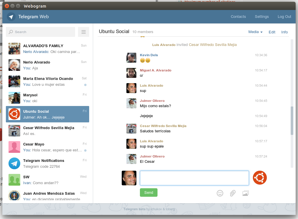 Telegram Ubuntu