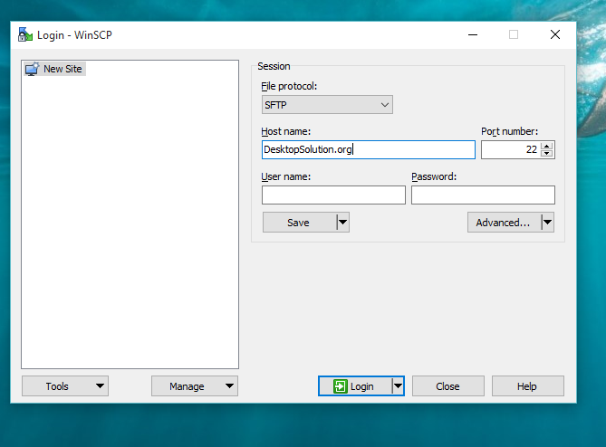 WinSCP