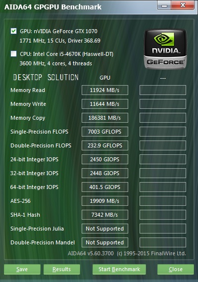 GTX 1070 - AIDA